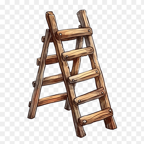 Wooden Ladder Clipart
