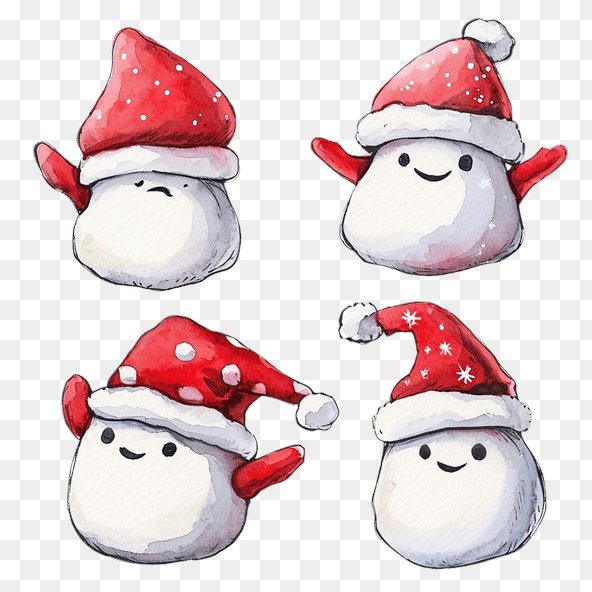 christmas characters clipart