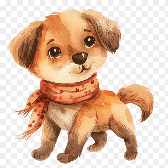 baby dog clipart