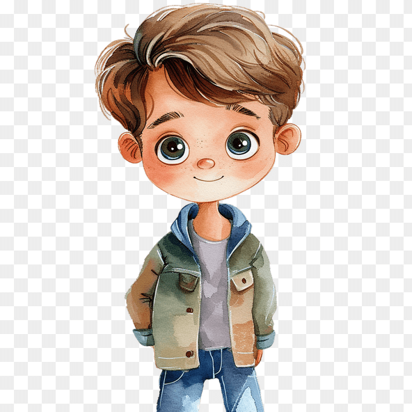 cute boy clipart