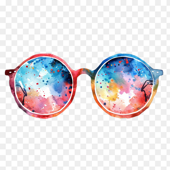 galaxy glasses clipart