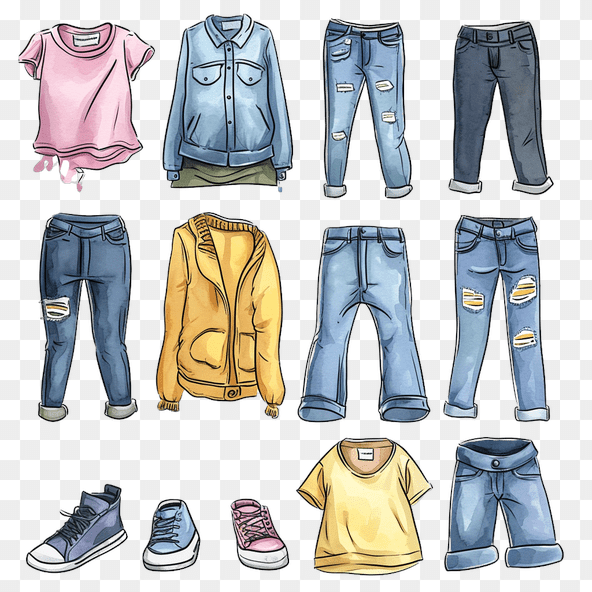 jeans clipart