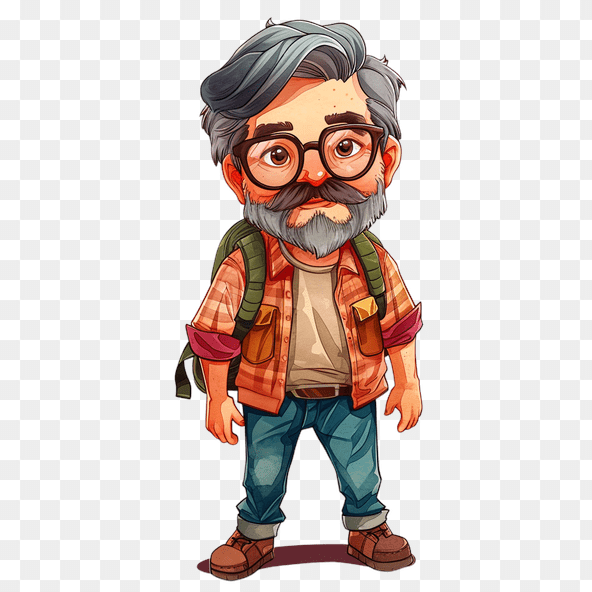 Cool dad Cartoon clipart