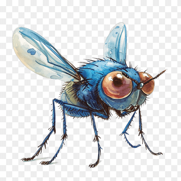 watercolor fly clipart