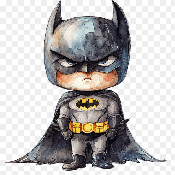 Cute Grumpy Batman Clipart