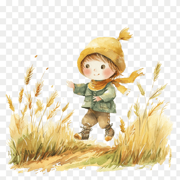 a field of wheat clipart