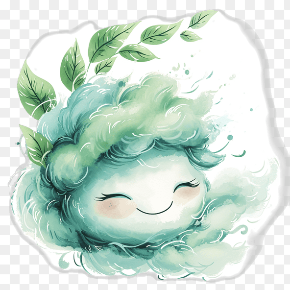 green wind clipart
