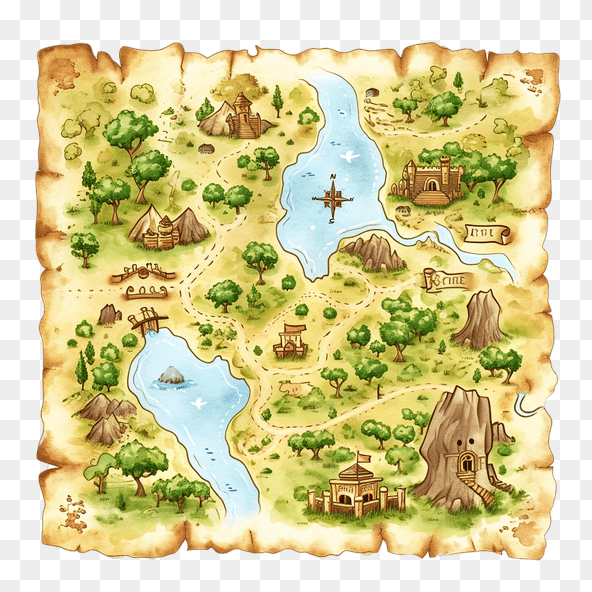 cute map clipart