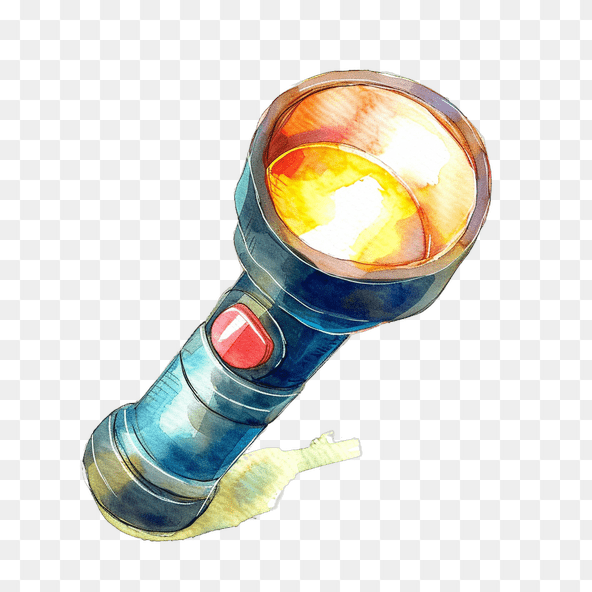 flashlight clipart