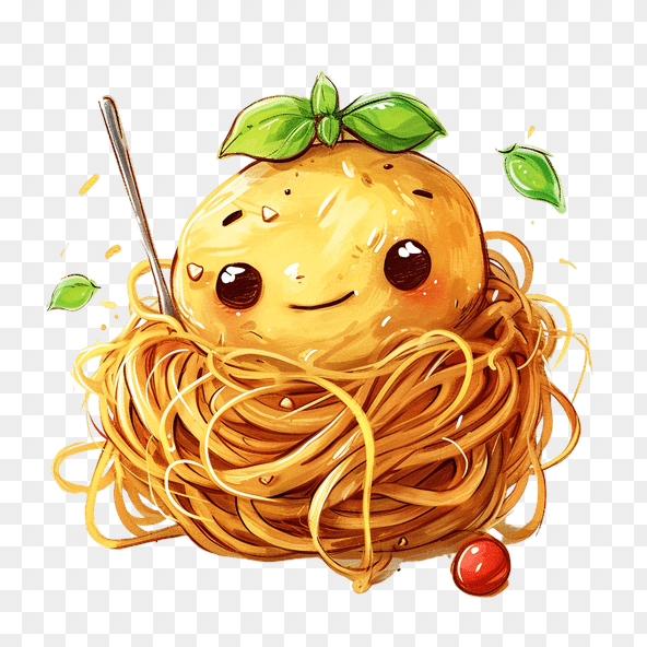 spaghetti and meatballs clipart