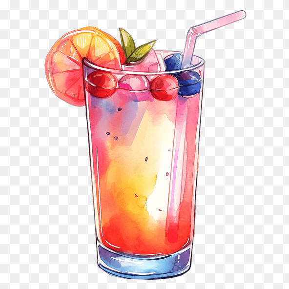 summer drink clipart