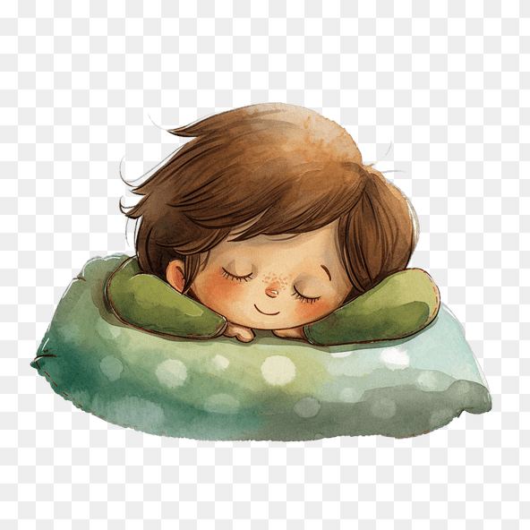 watercolor waking up clipart