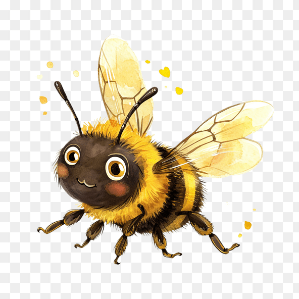 baby bee clipart