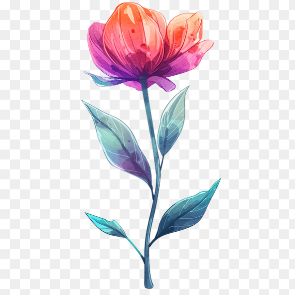 Abstract flower clipart