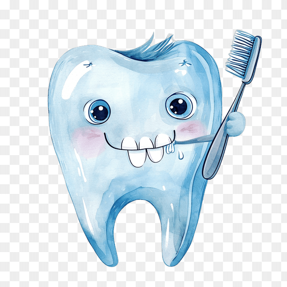 brushing teeth clipart