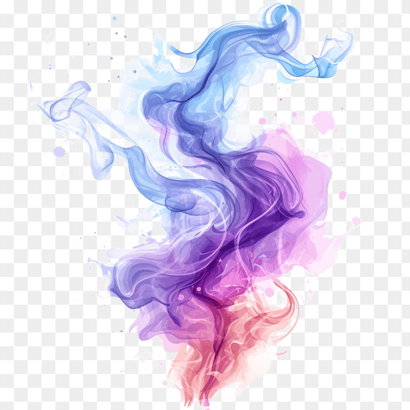 Abstract Purple Smoke Clipart