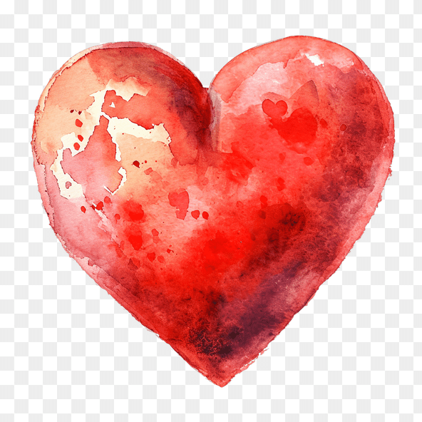 red heart clipart