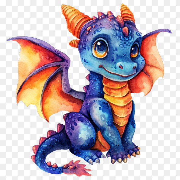 Cute Baby Dragon Clipart
