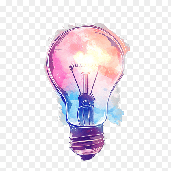 cute light bulb clipart