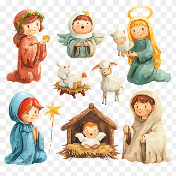 Christmas Nativity Scene Clipart