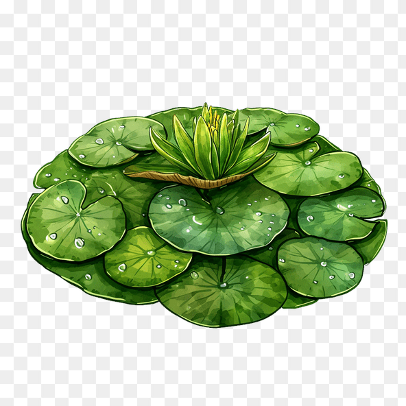 water lily clipart