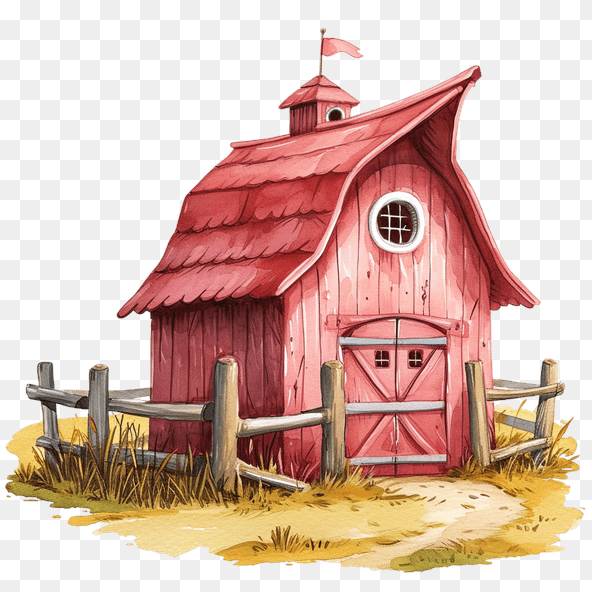 red barn clipart