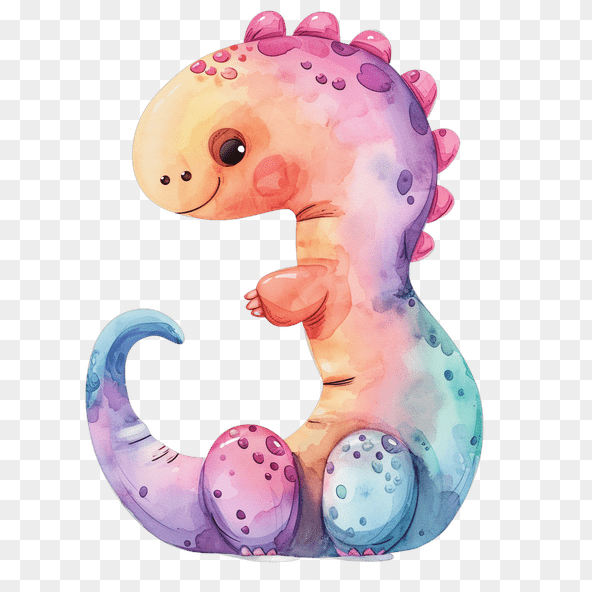 colorful Dinosaur Clipart