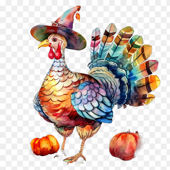 Happy Thanksgiving Turkey Clipart