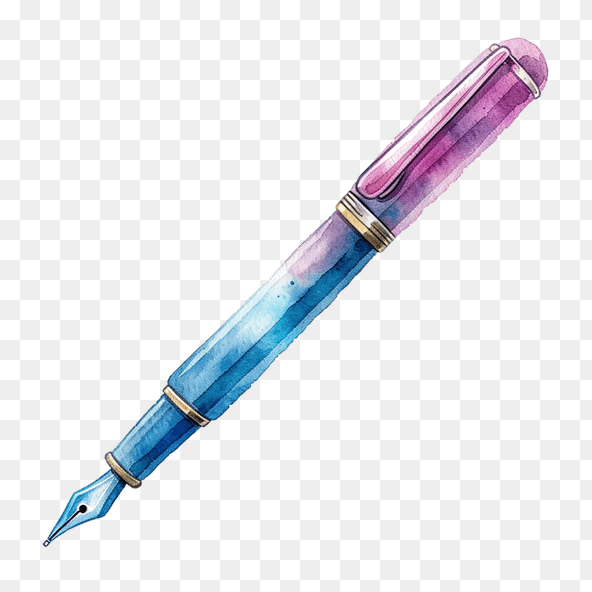 watercolor pen clipart