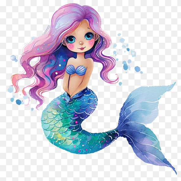 little mermaid clipart