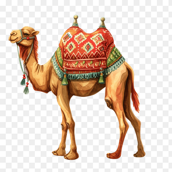 Watercolor Camel Clipart