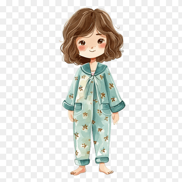 cartoon pajama clipart