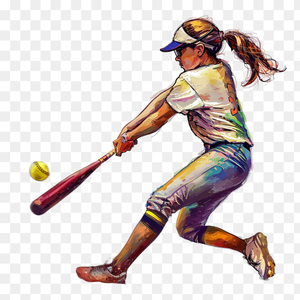 Softball Batter clipart