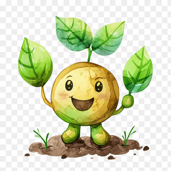 cute sprout clipart