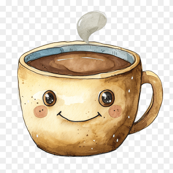 cute coffee cup clipart