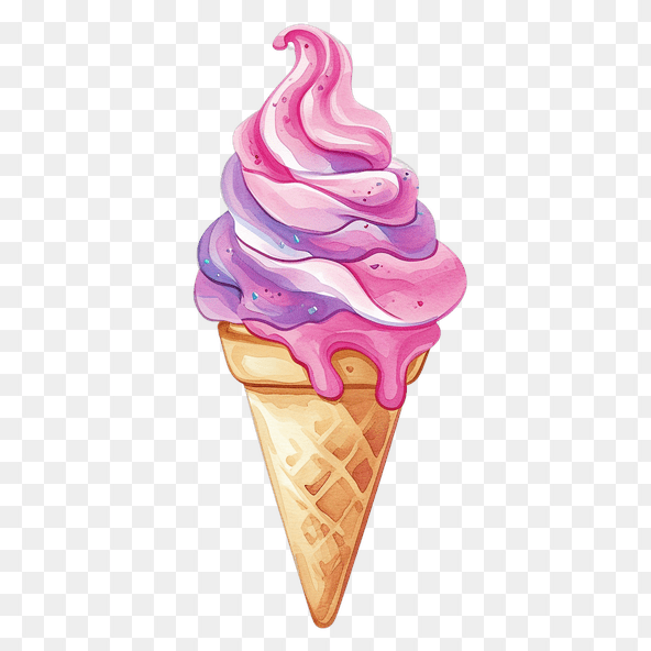 cute ice cream cone clipart