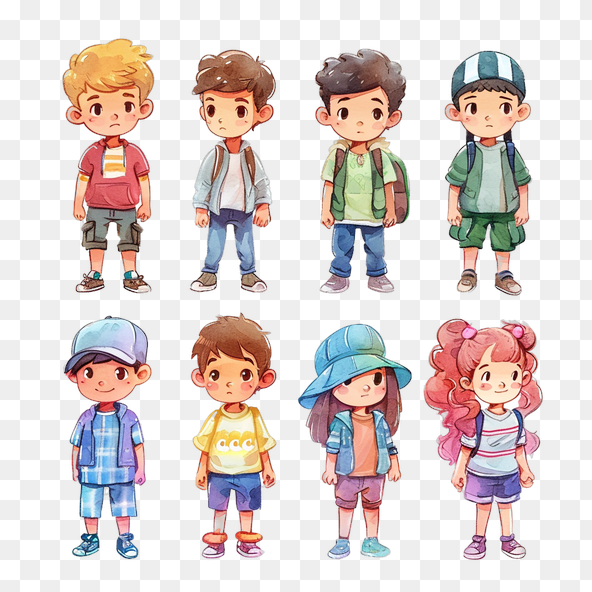 cute children clipart