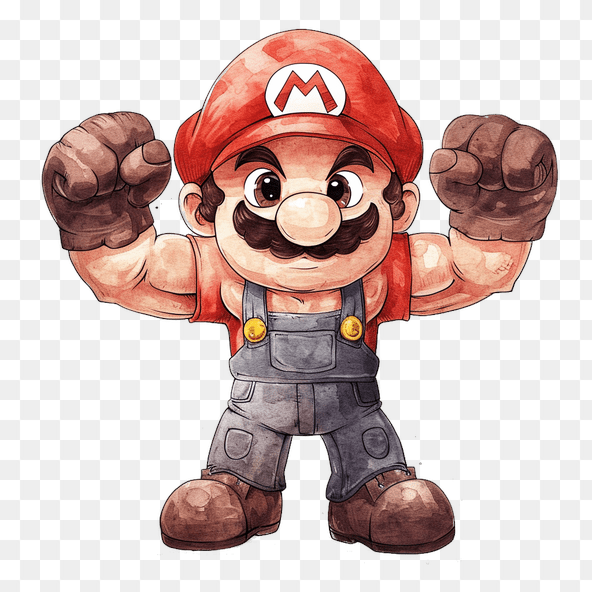 Strongest Mario Clipart