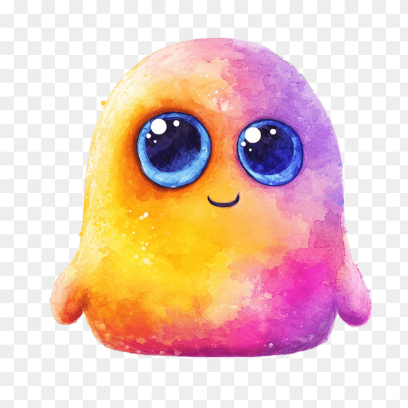 colorful monster clipart
