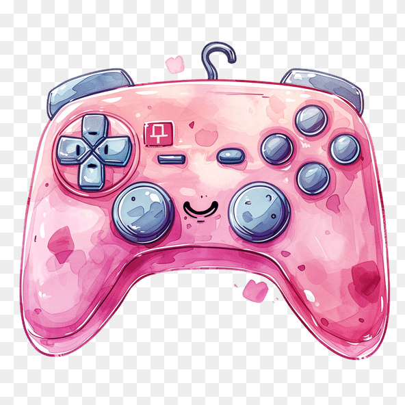 pink controller clipart