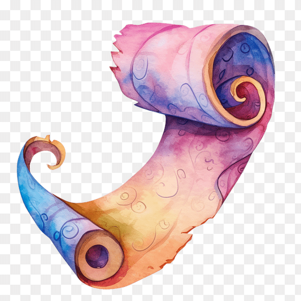 magic scroll clipart