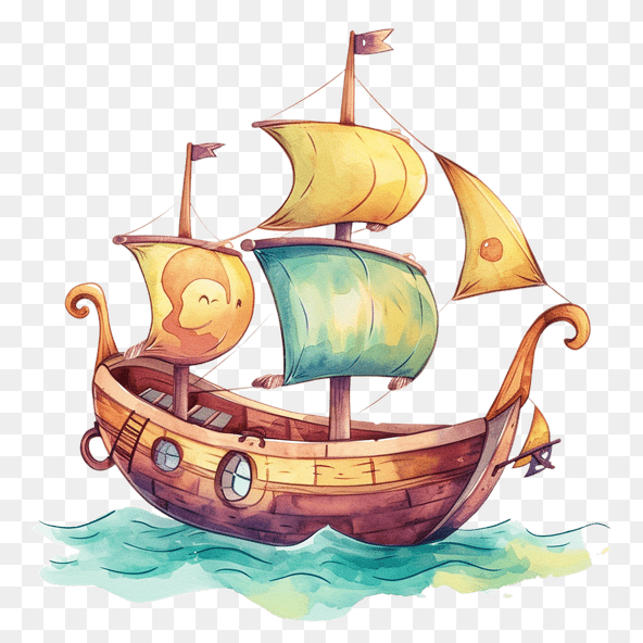 pirate ship clipart