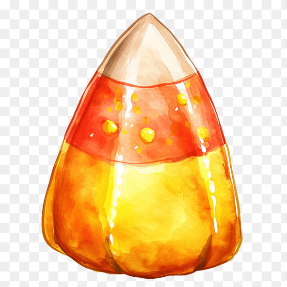 Orange Candy Corn Clipart