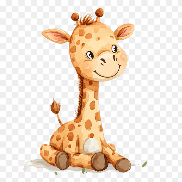 cartoon giraffe clipart