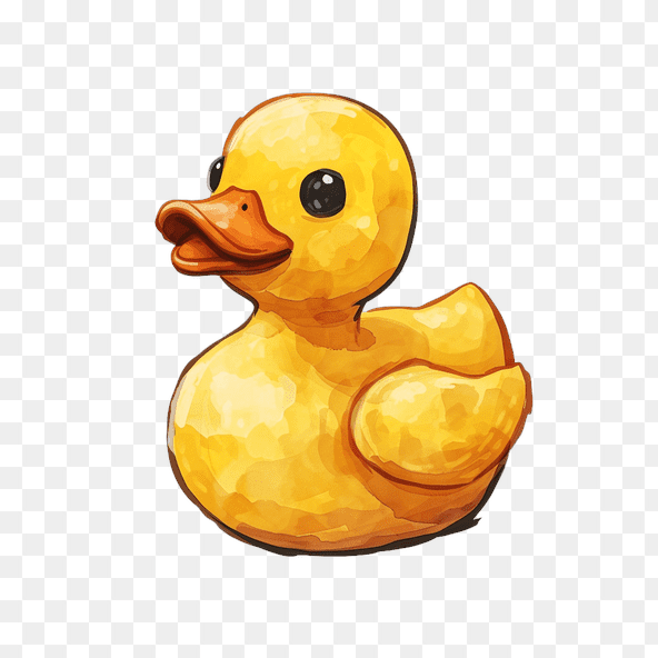 yellow rubber duck clipart