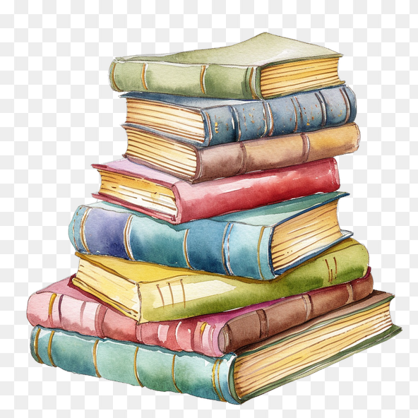 stack of books clipart