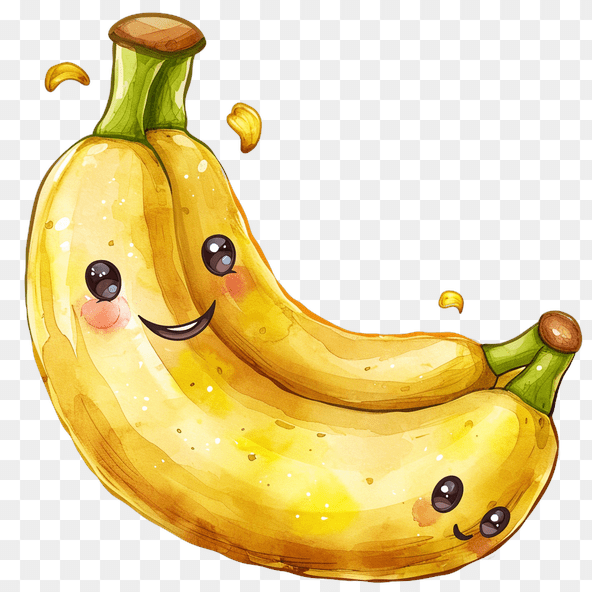 Kawaii Banana Clipart