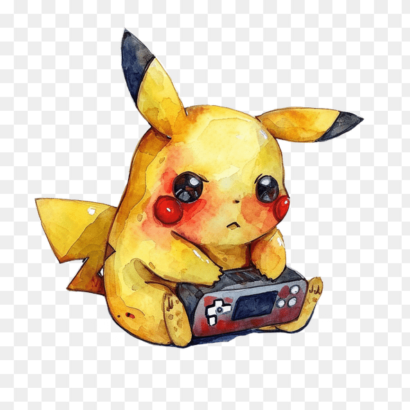 Pikachu Gaming Clipart