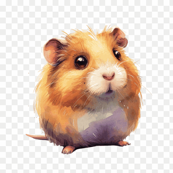 Cute Hamster Clipart