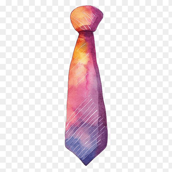 watercolor tie clipart